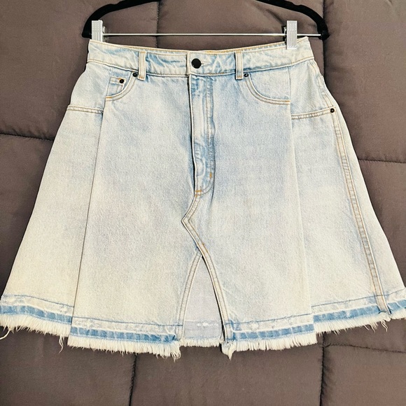 Alexander Wang Jean Skirt - Picture 1 of 5